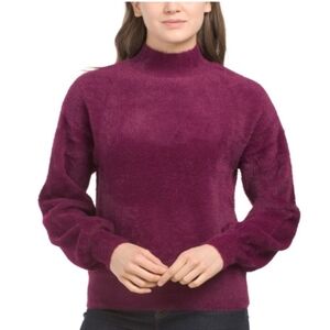Cyrus Womens’ Pullover Sweater Deep Berry Size Small